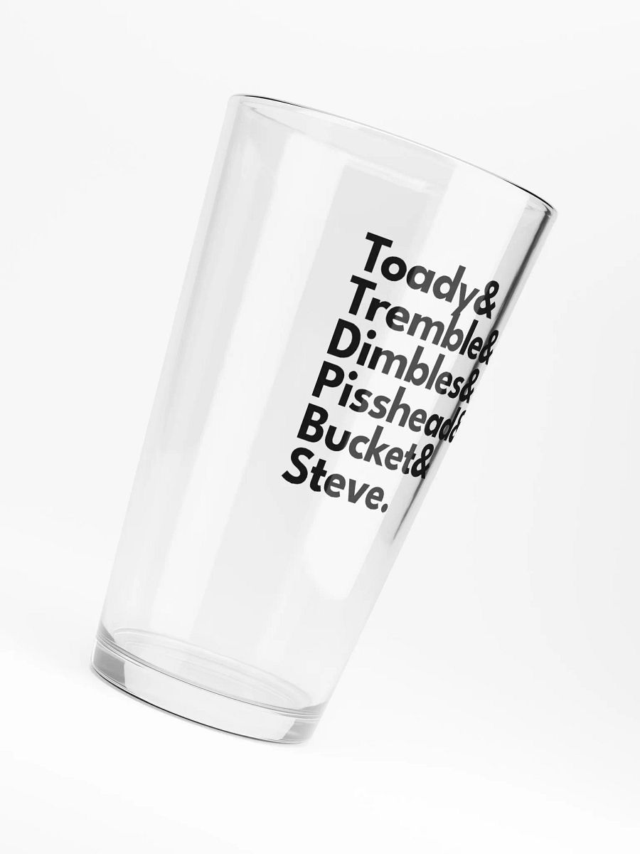 The Brass Cannons' Drinking Buddy Pint Glass product image (6)