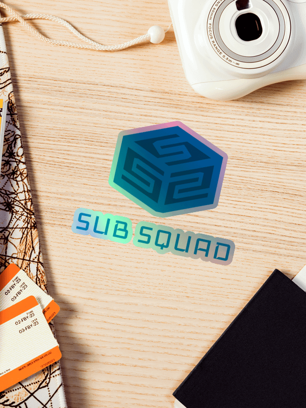 Sub Squad Official Holographic Sticker Sheet product image (1)