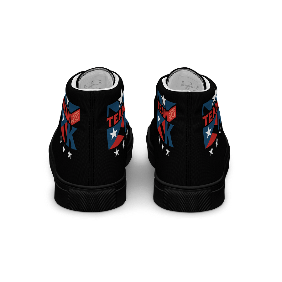 Team K Puerto Rico Women's High Top Canvas Shoes product image (7)
