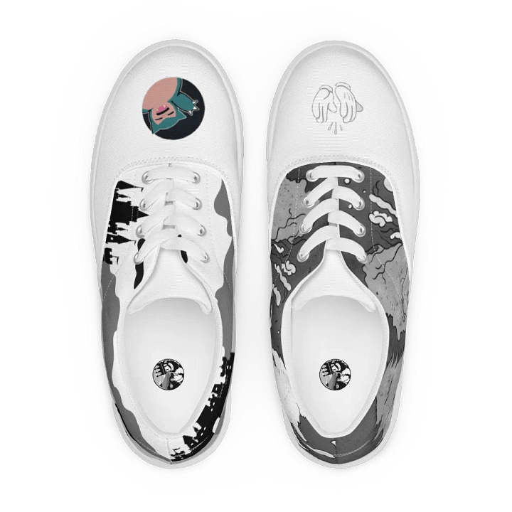 Women's A Step In The Past Lace-Up Canvas Shoes product image (2)