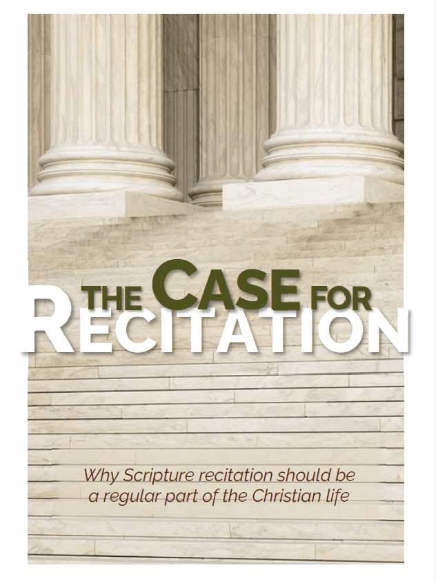 The Case for Recitation promo booklet - English product image (1)