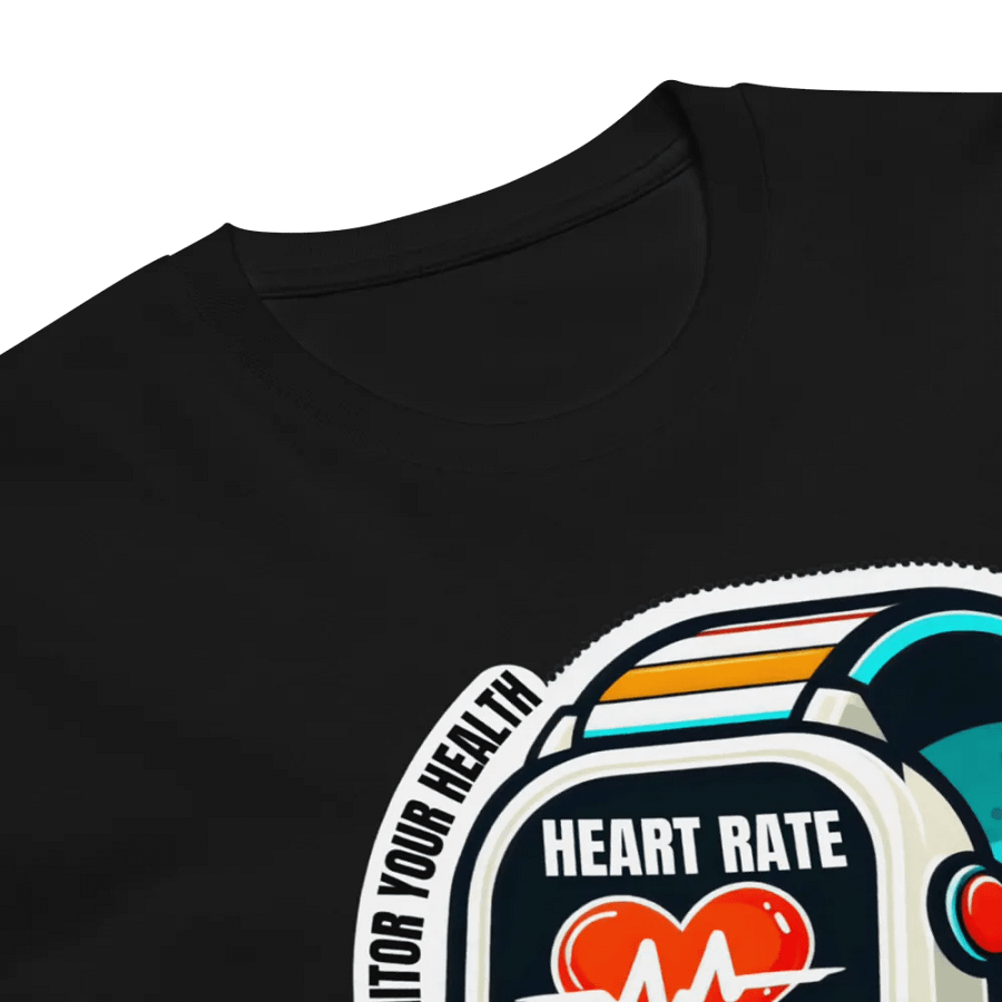 Heart Rate Monitor Smartwatch Illustration T-Shirt product image (7)