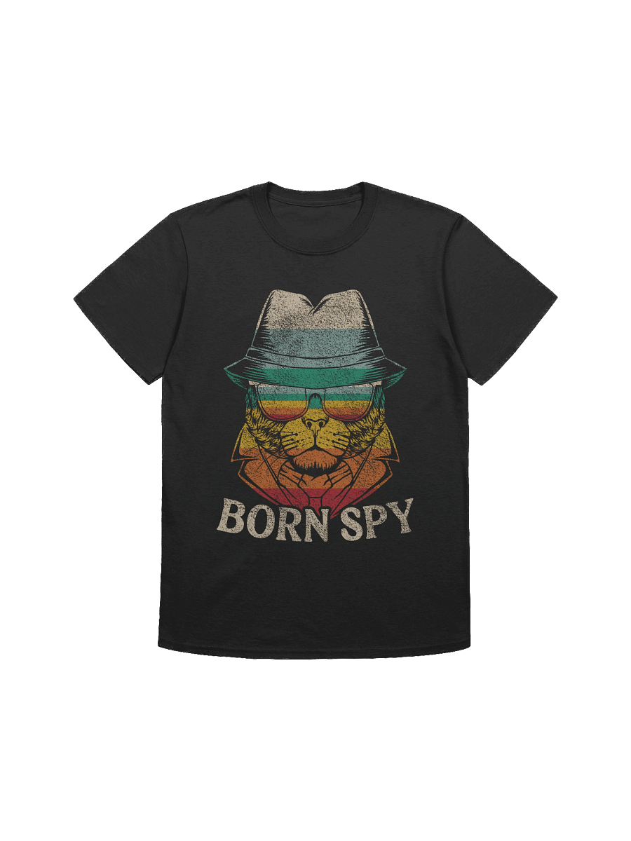 Born Spy Retro Cat T-Shirt product image (3)