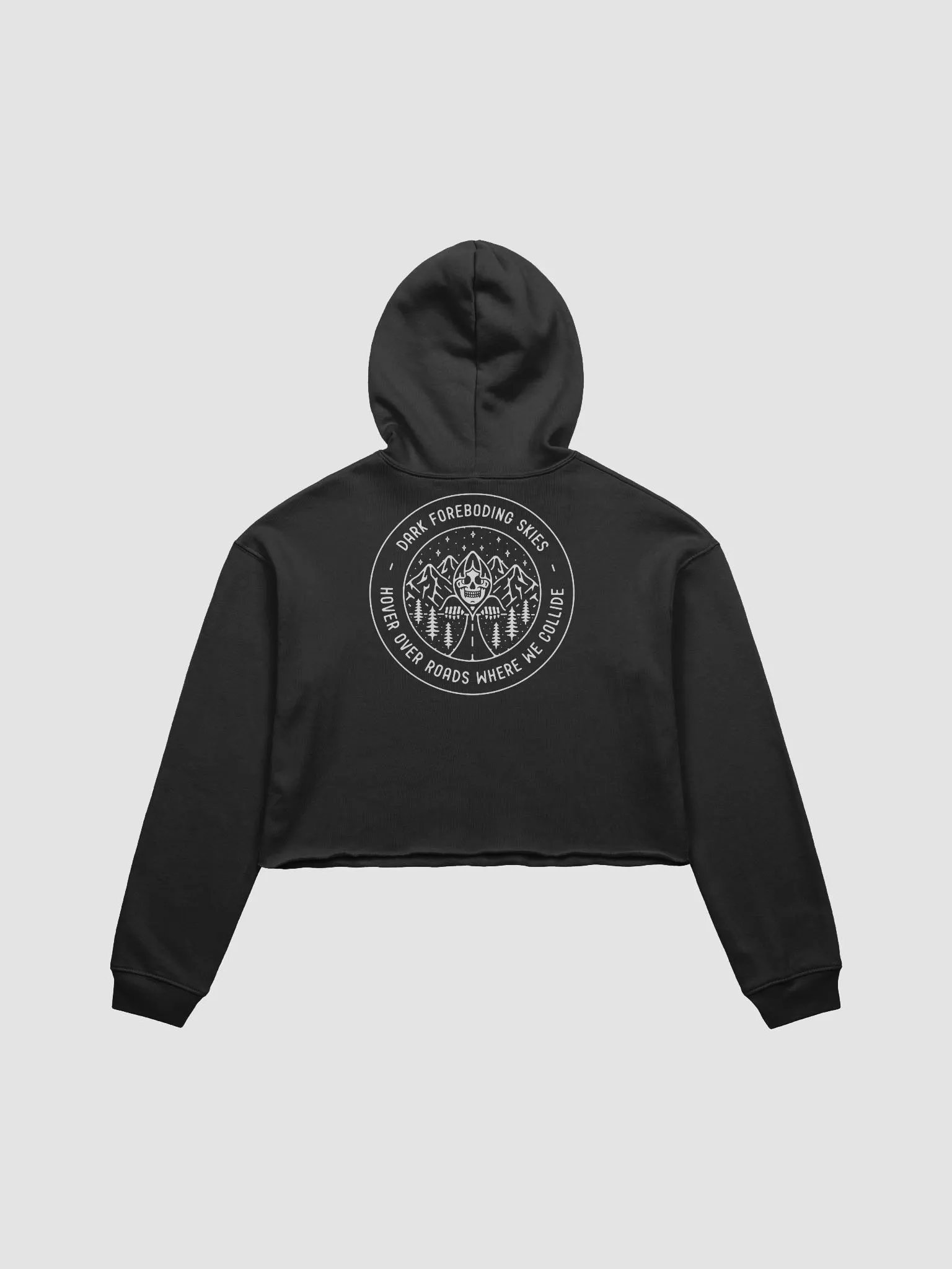 Skull Mountain Cropped Hoodie product image (7)