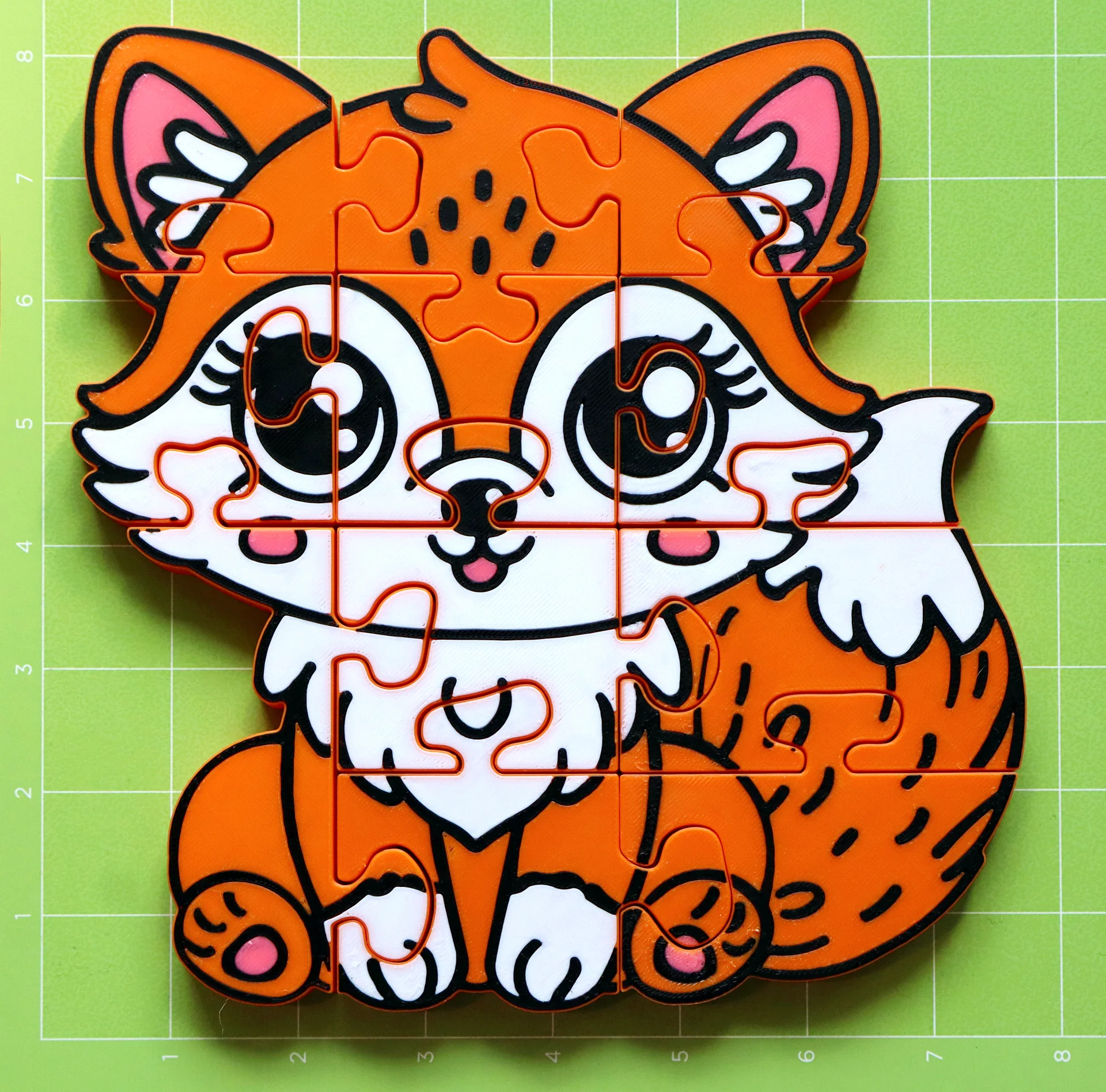 Fox 3D Printed Puzzle –A Woodland Favorite For Kids! product image (4)