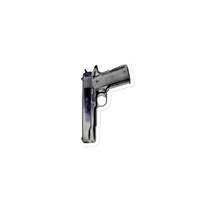 Semi-Automatic Pistol | Die-Cut Magnets product image (1)