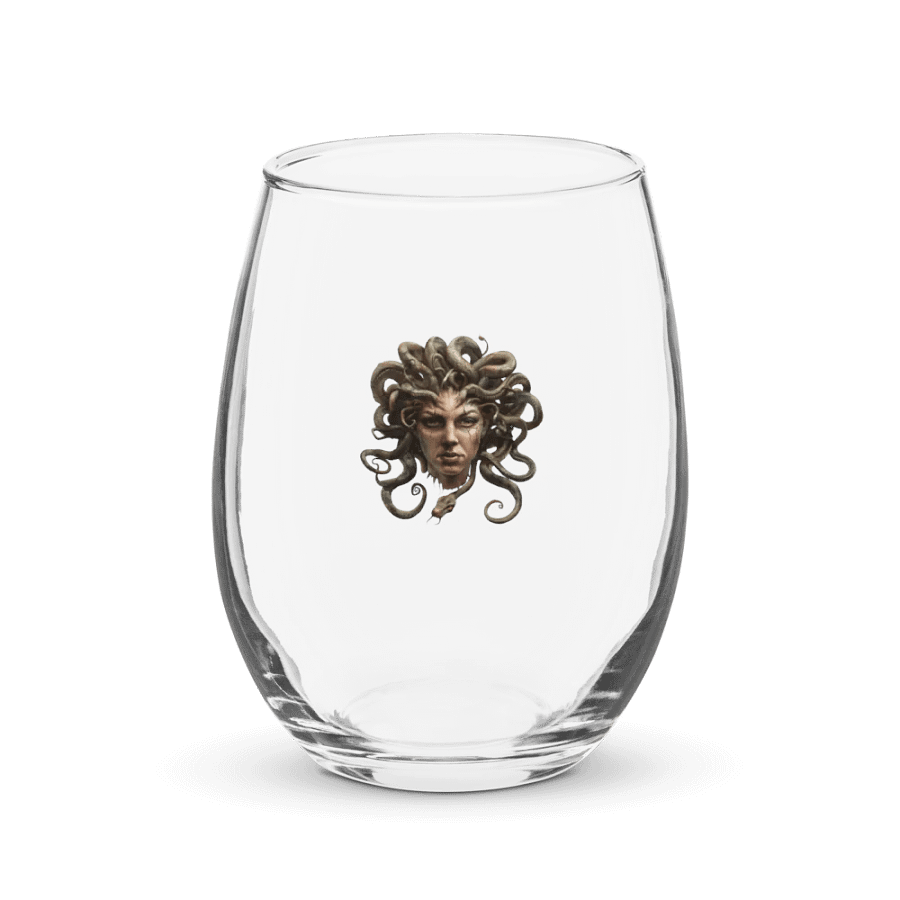 Medusa - The Gorgon - Stemless Water / Wine Glass product image (1)