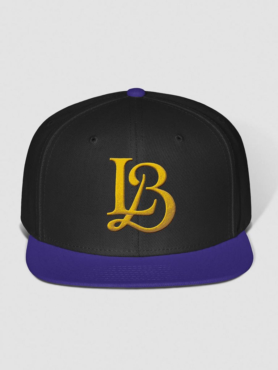 LB hat blk purp gld product image (1)