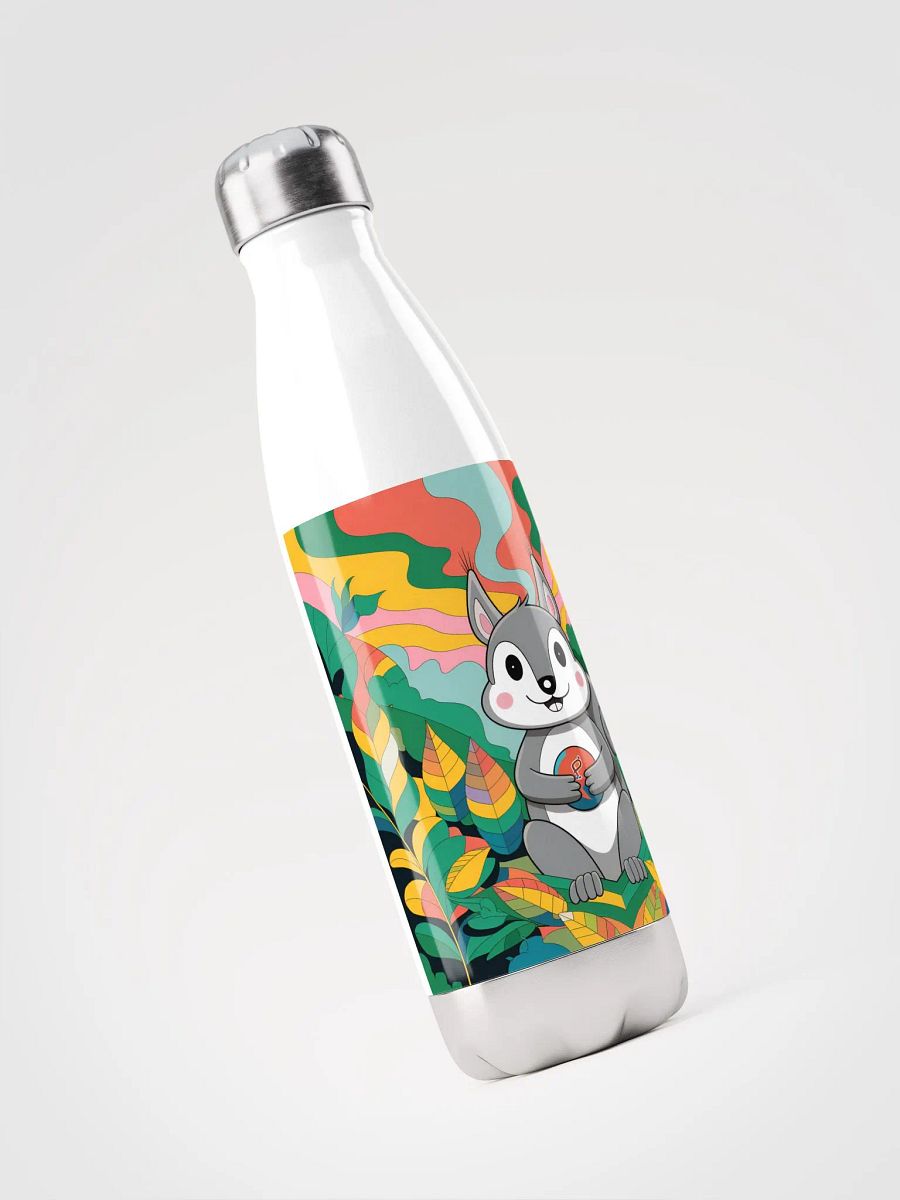 Cheerful Acorn Adventure Stainless Steel Water Bottle product image (3)