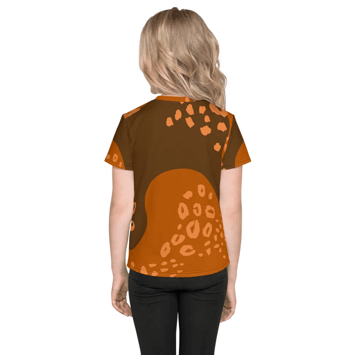 Orange Safari Adventure Kids T-Shirt product image (2)