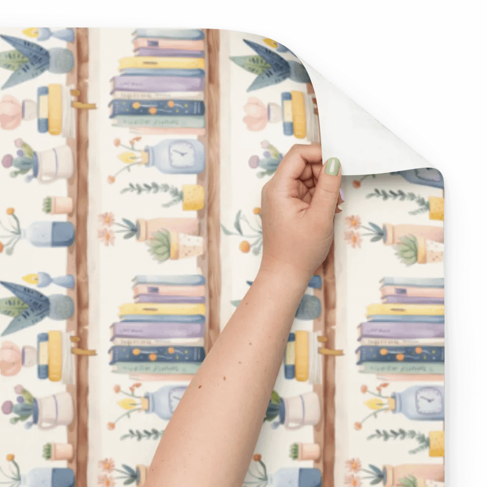 Papier Cadeau Bibliothèque Fleurie product image (5)