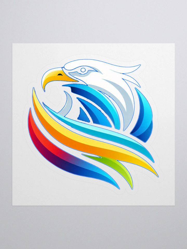Colorful Eagle Kiss Cut Stickers product image (1)