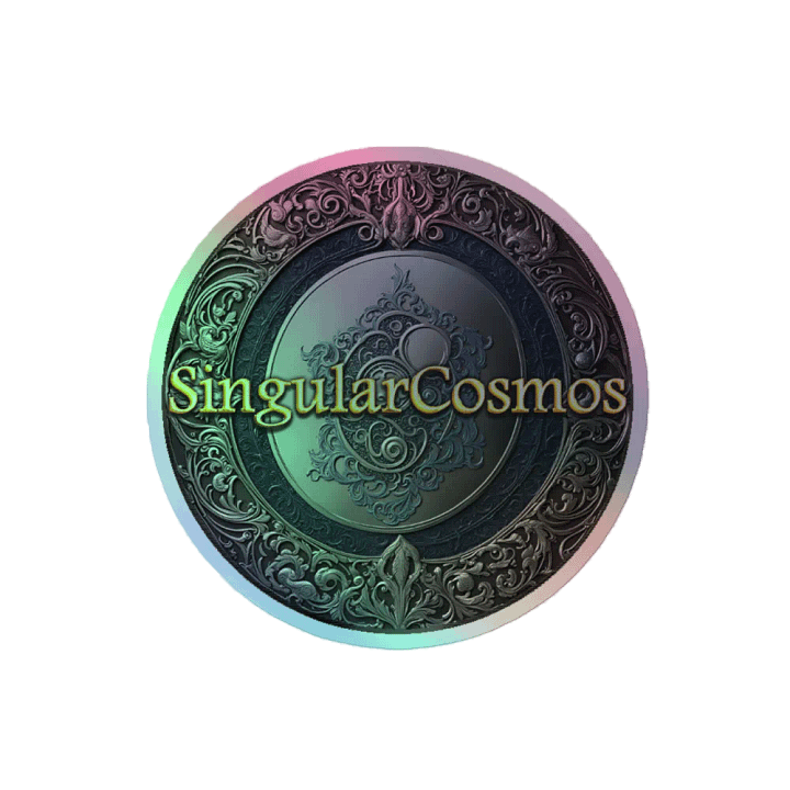 Singular Cosmos Grey Holographic Sticker product image (2)