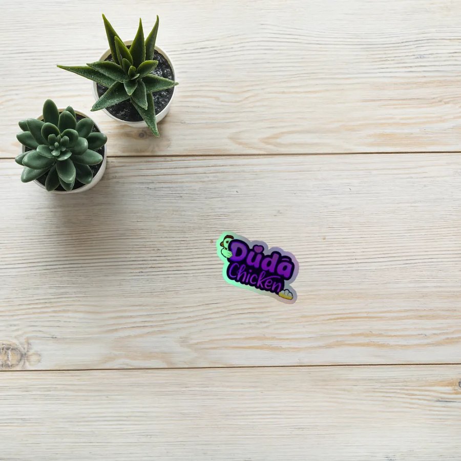 Dudachicken Holographic Sticker Sheet product image (10)