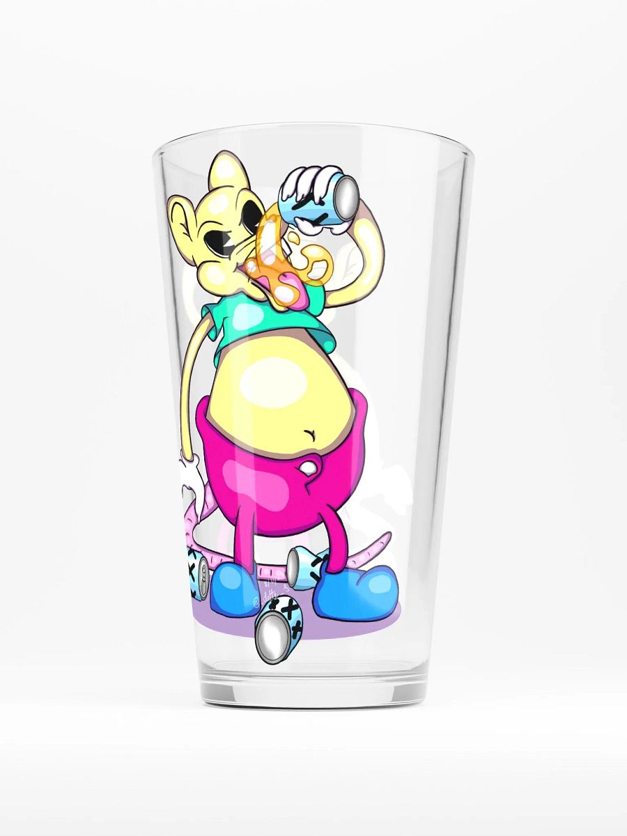 Drunk Rat Pint Glass product image (1)