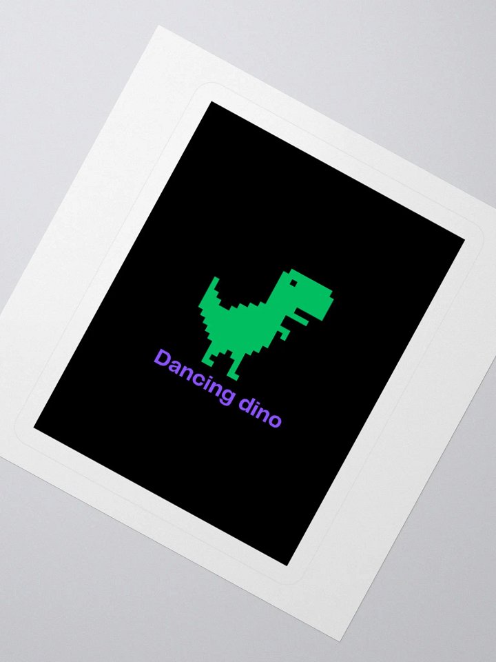 dancing dino stickers product image (8)