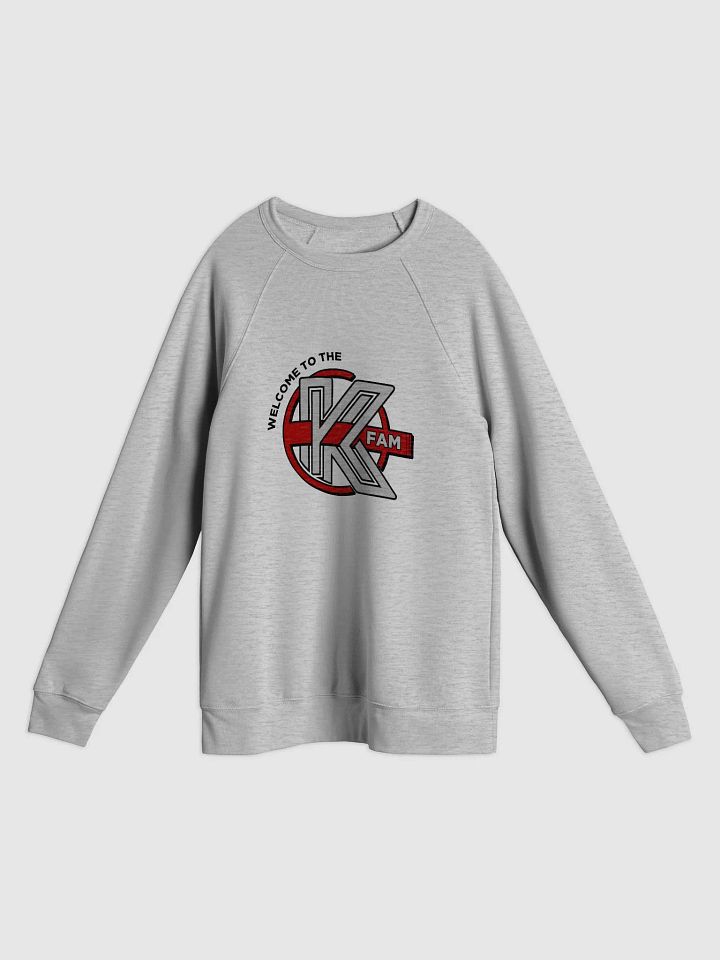 KFAM Bella+Canvas Unisex Sponge Fleece Raglan Sweatshirt Crew Neck product image (1)