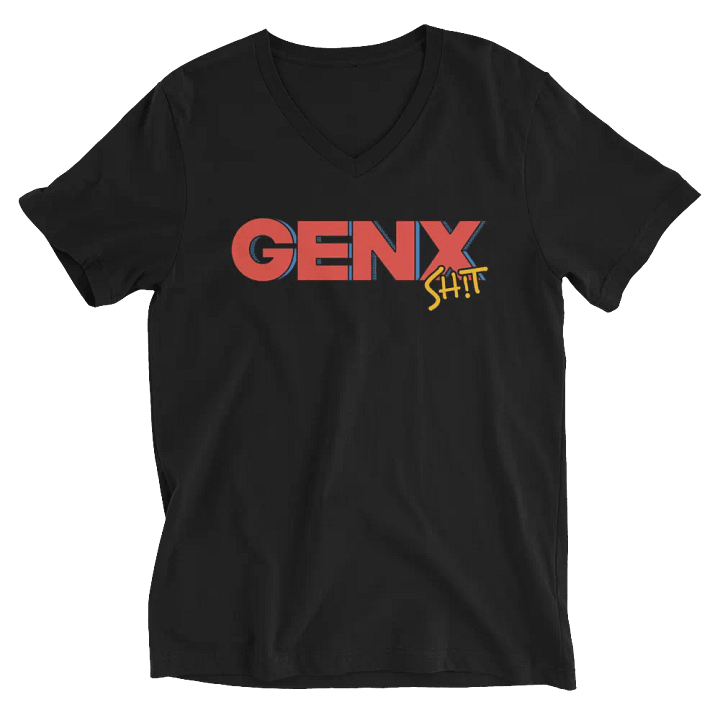 Cellphone V-Neck Black T-Shirt product image (1)