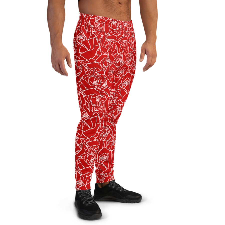 Loads of Roses · red-white joggers product image (4)