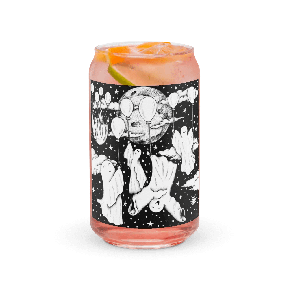 Floaty Ghosty can-shaped glass product image (3)
