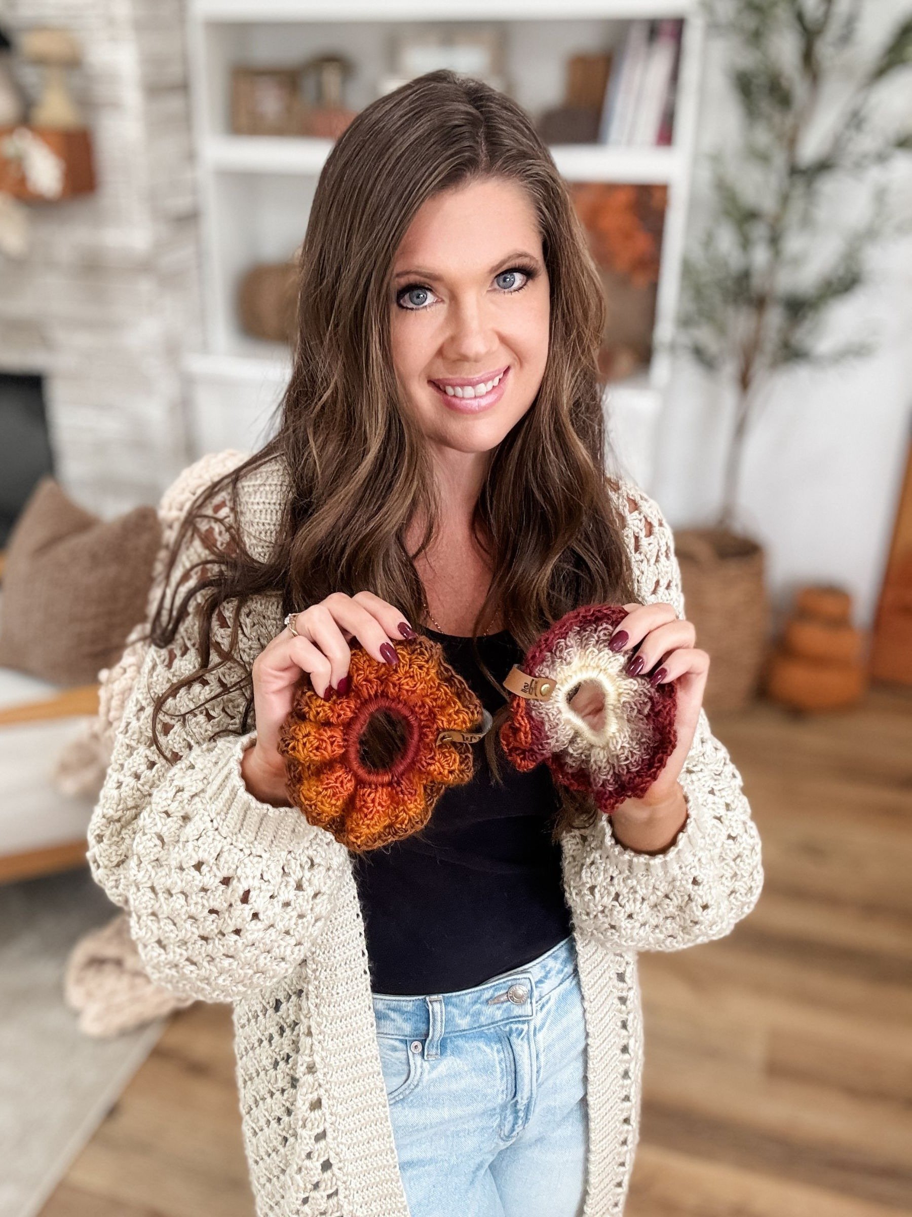 The Suzette Scrunchie Crochet Pattern product image (8)