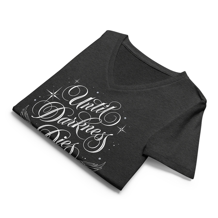 Until Darkness Dies (wings design) Bella+Canvas Women's Relaxed V-Neck T-Shirt product image (8)