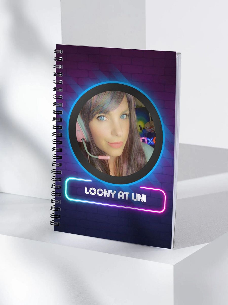 Loony's Face Spiral Notebook product image (4)
