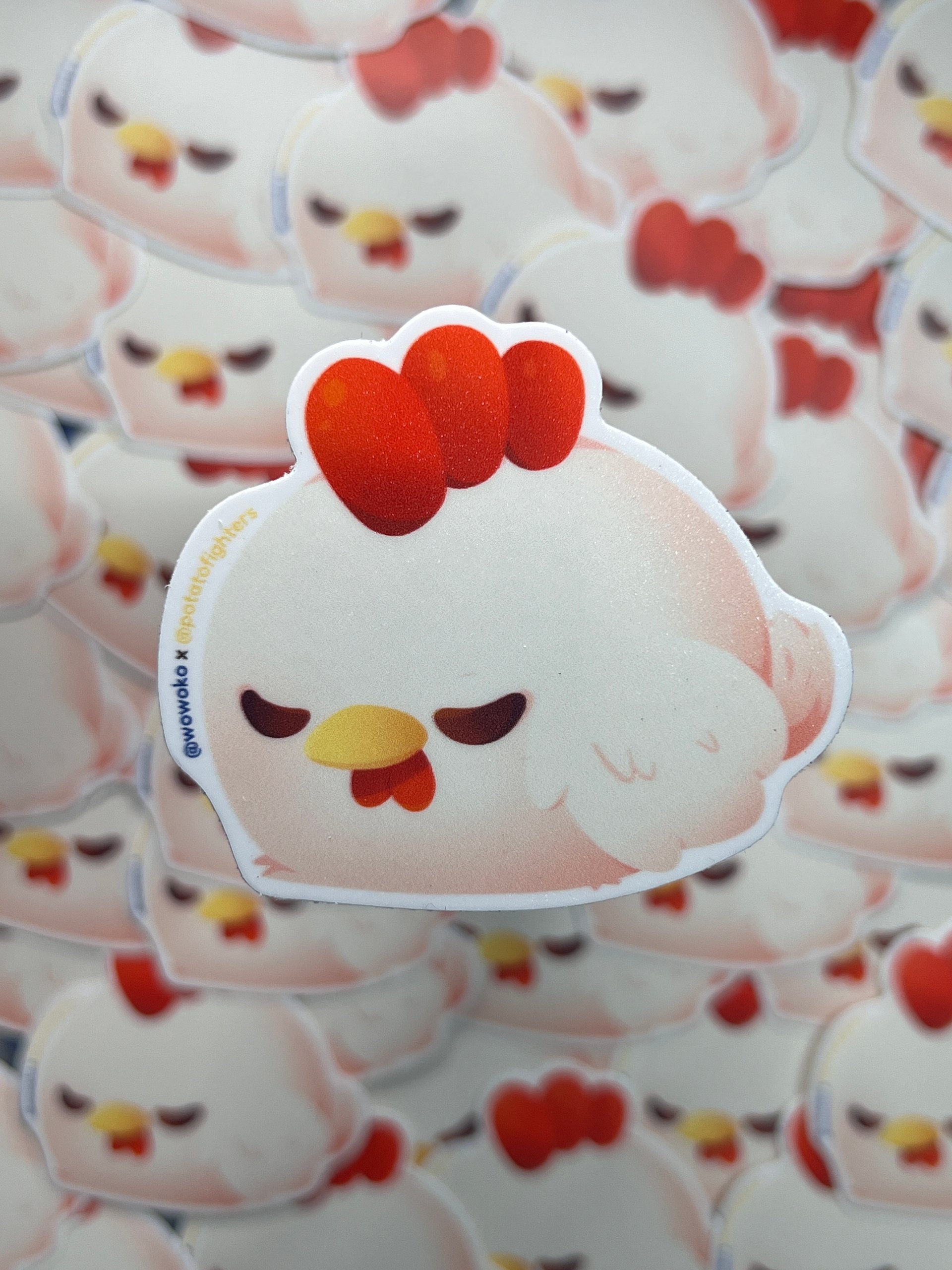 WoWoKo x Potato Fighters - Chikipi - Sticker product image (1)