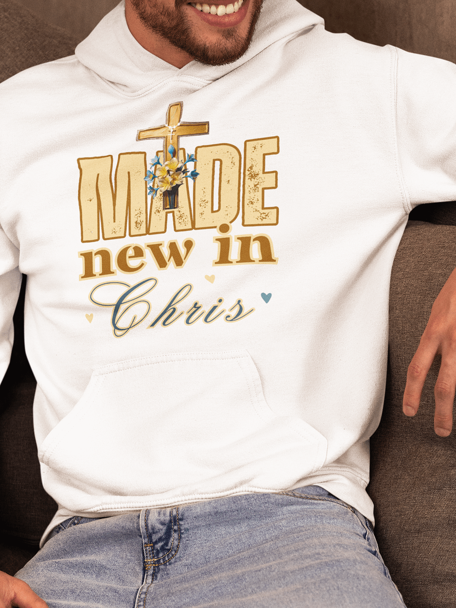 Made New In Christ Christian Faith Gildan Hoodie product image (22)