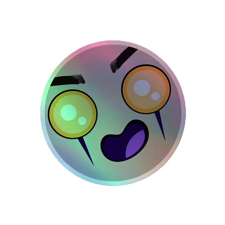 Harb Face Holo Sticker product image (2)