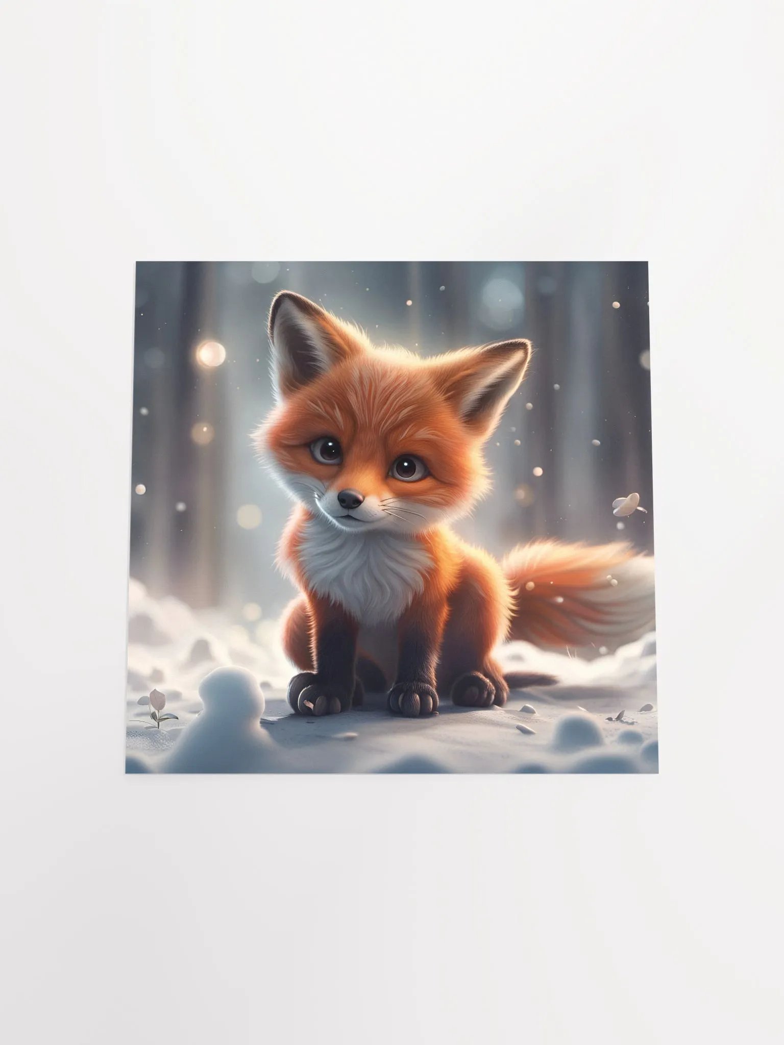 Fox Snow Poster product image (4)