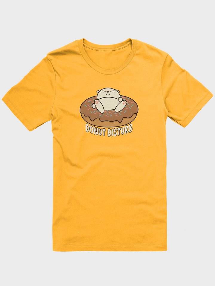 Donut Disturb Cat - Unisex Adult Super Soft Lightweight T-shirt product image (1)