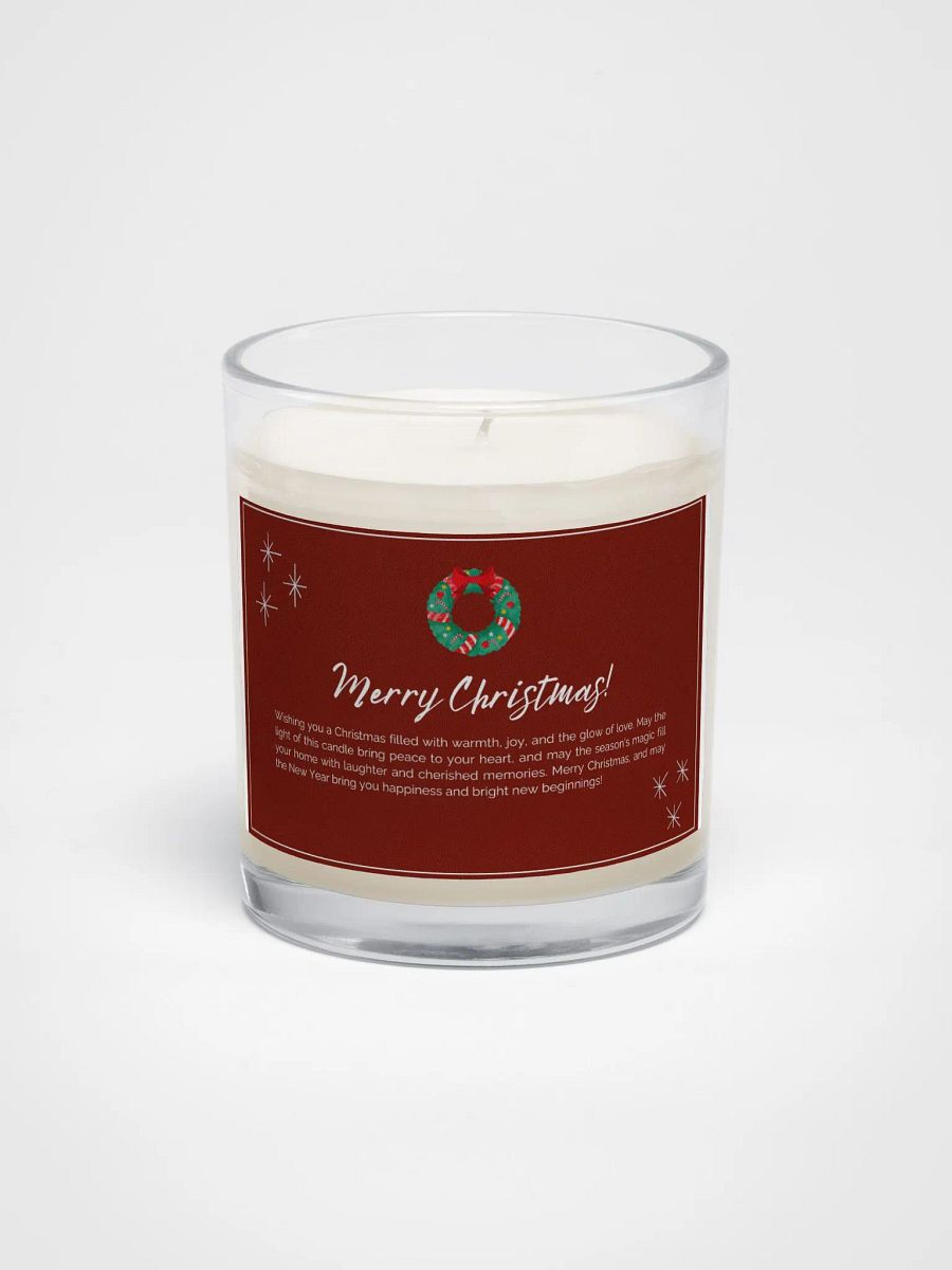 Merry Christmas Soy Wax Candle product image (1)