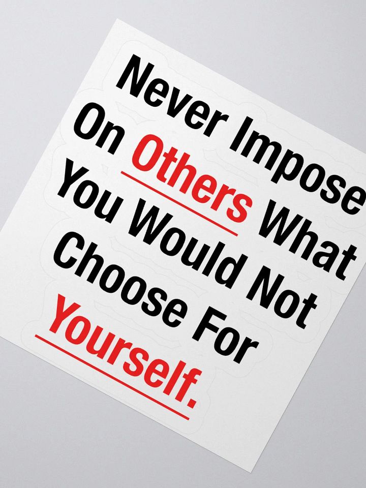 Golden Rule Sticker product image (4)