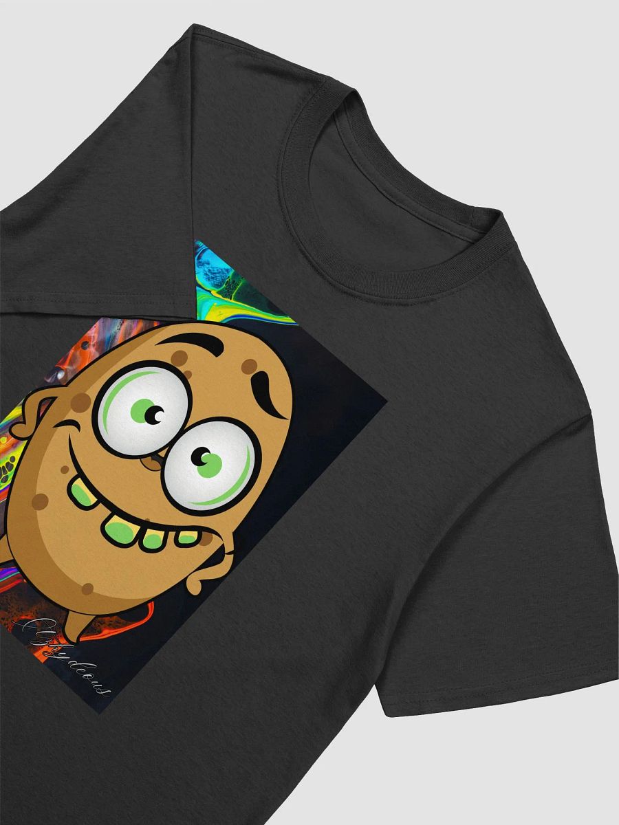 Whimsical Green-Eyed Character T-Shirt product image (3)