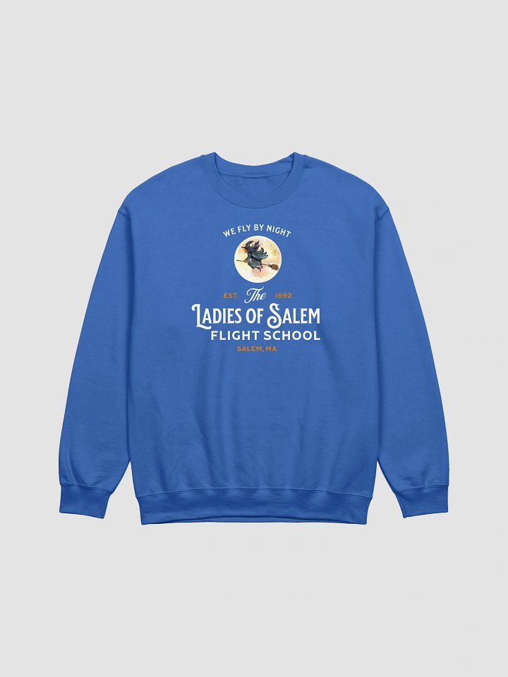 Witch Flying Broomstick Halloween Sweatshirt product image (2)