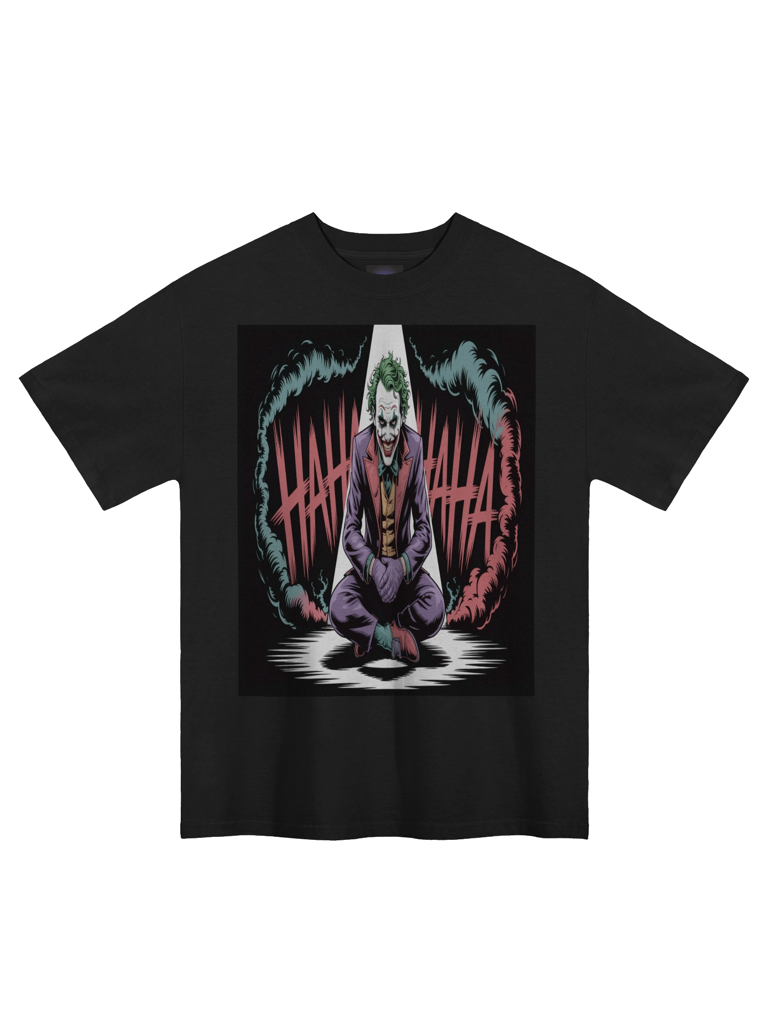 Joker 'HAHAHA' Meditative Mania Oversized Faded T-Shirt product image (3)