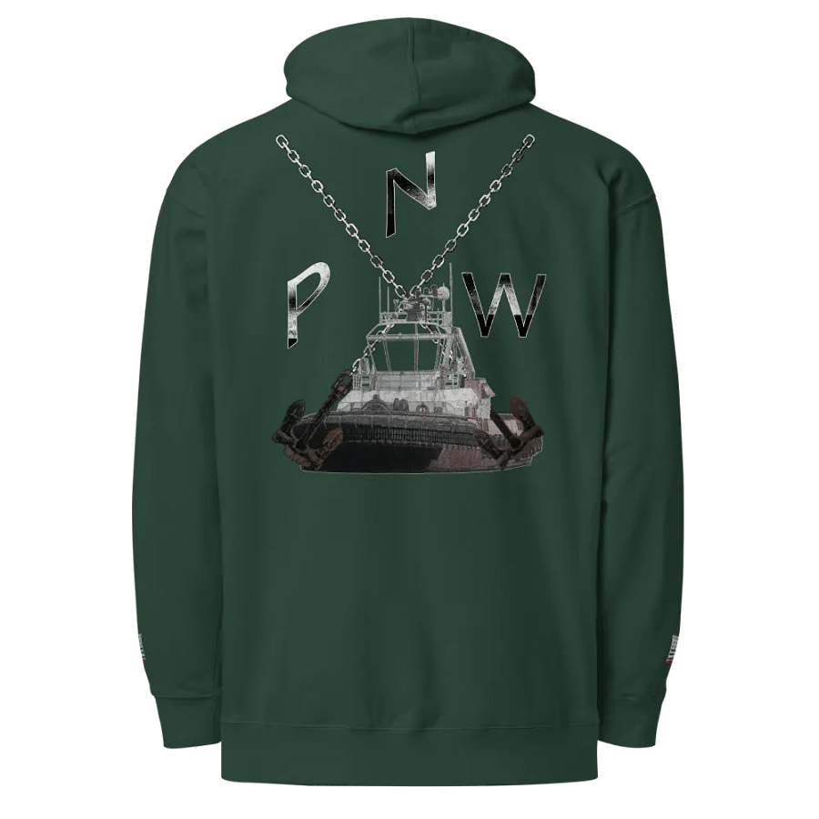X Ancher Chain PNW - Twin Anchor Front & sleeves (embroidered) product image (1)