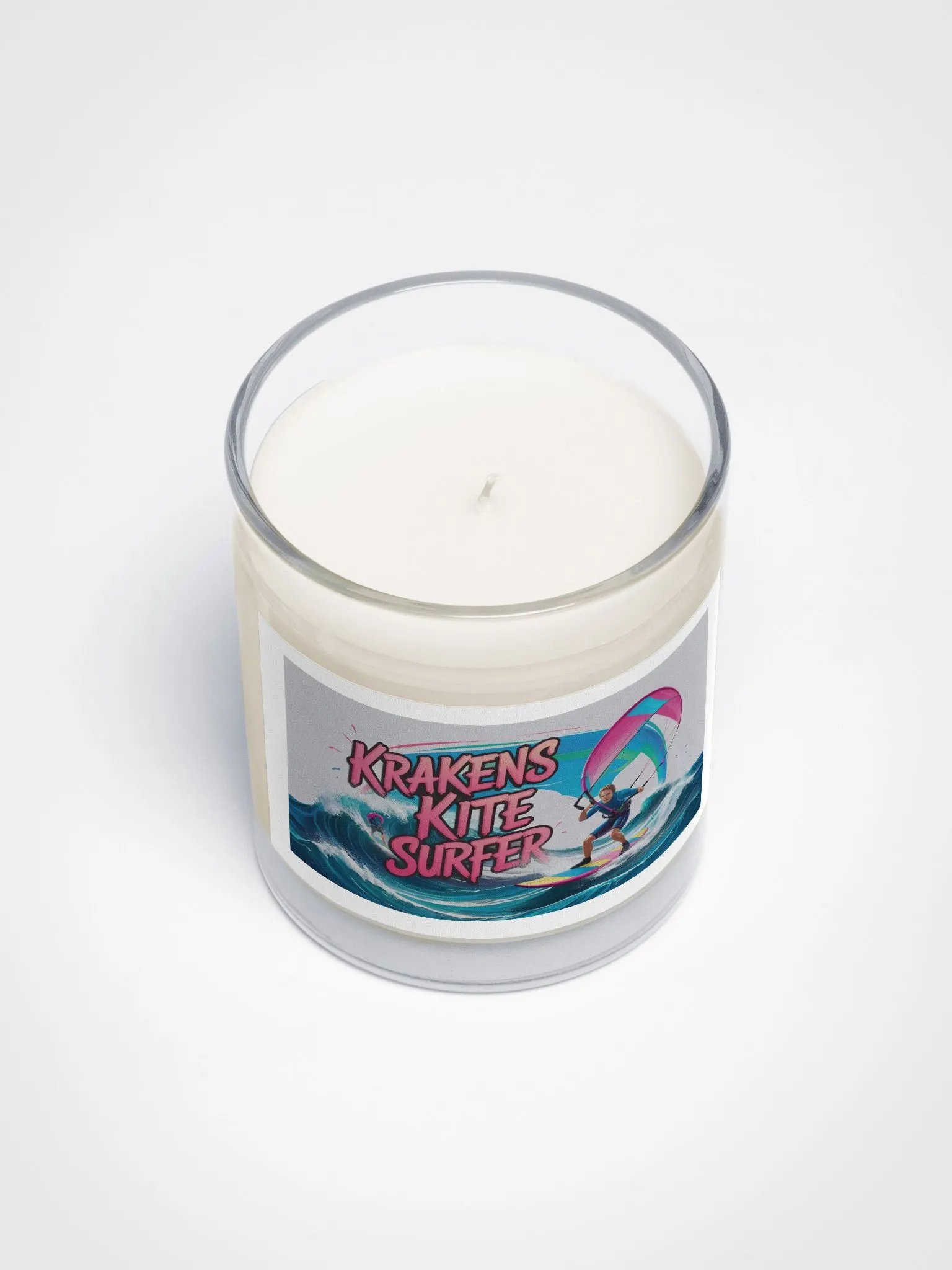Krakens Kite Surfer Soy Wax Candle product image (3)