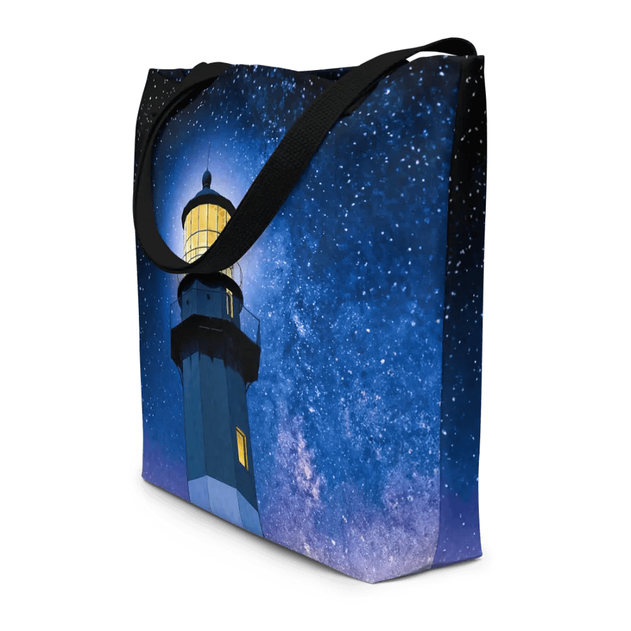 Tybee Island Lighthouse - Starry Night Tote Bag product image (12)
