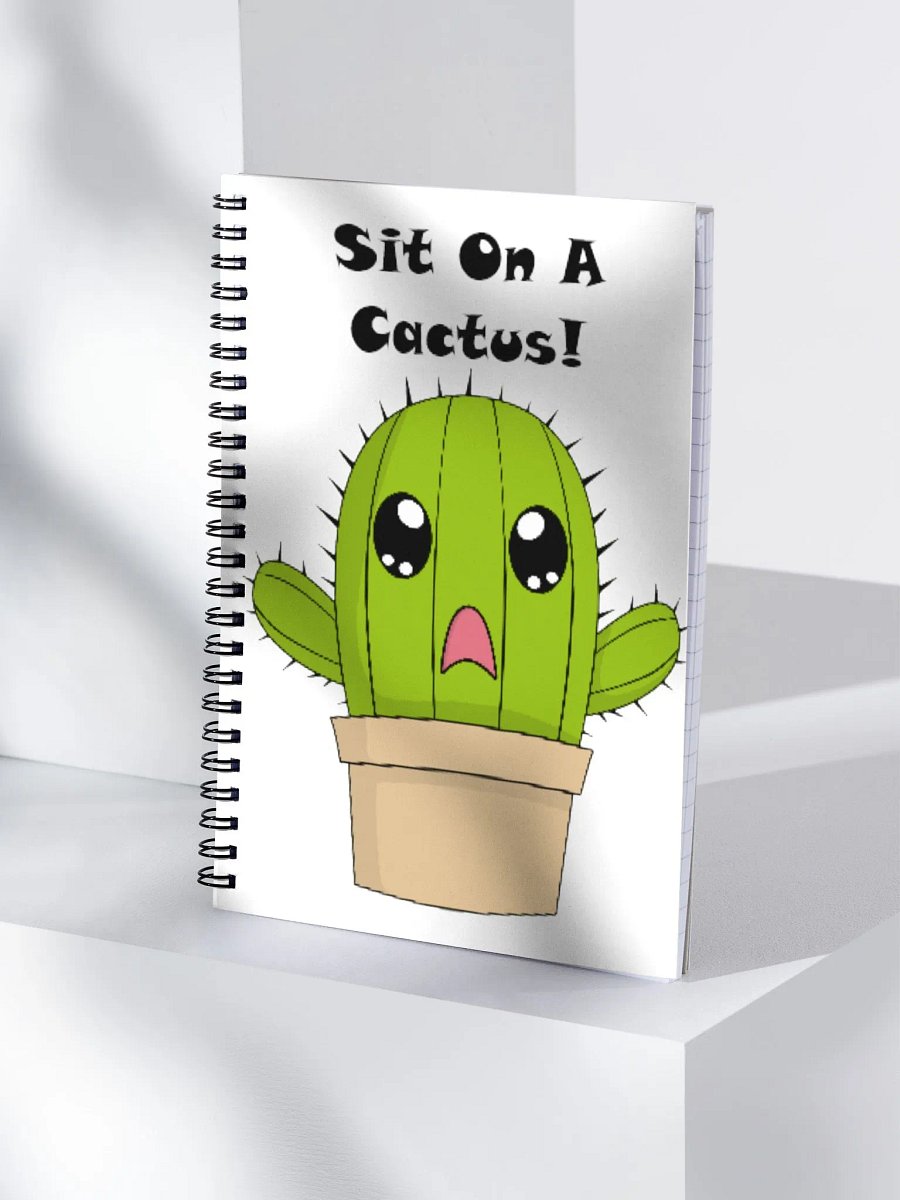 Sit on a cactus notebook product image (4)