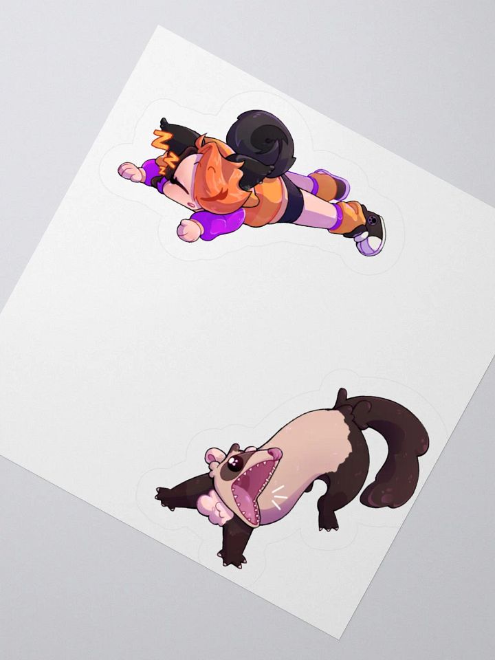 Wawa and Carrot Sticker Set product image (3)