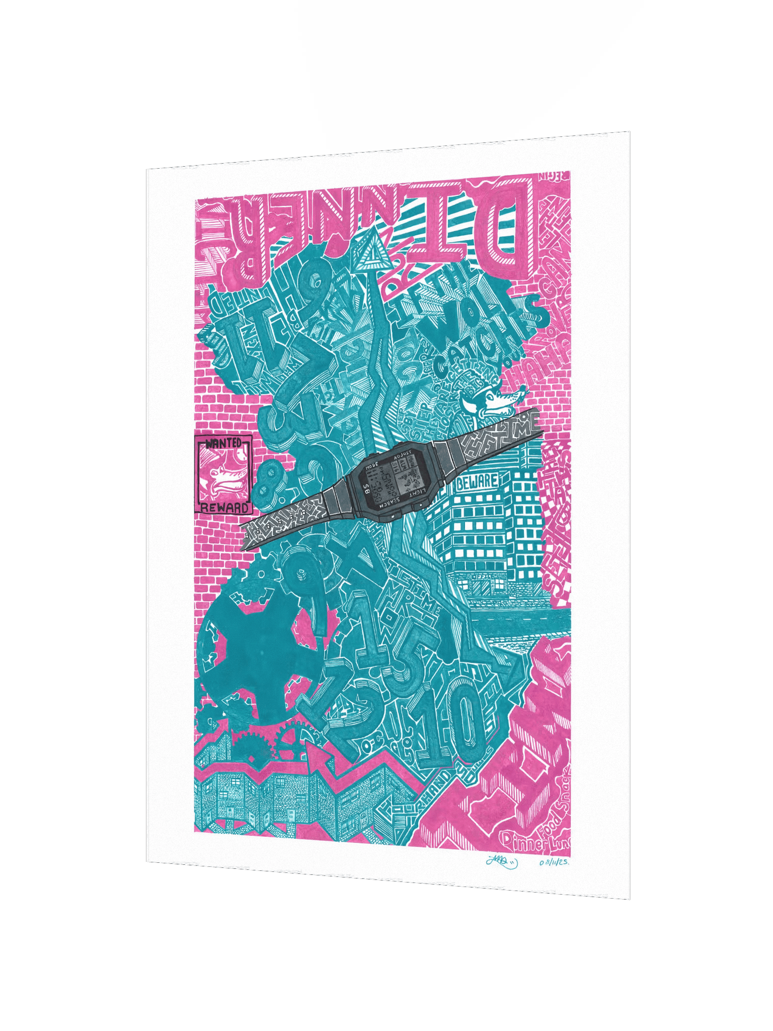 Whats the time Mr Wolf Matte Poster Print product image (2)