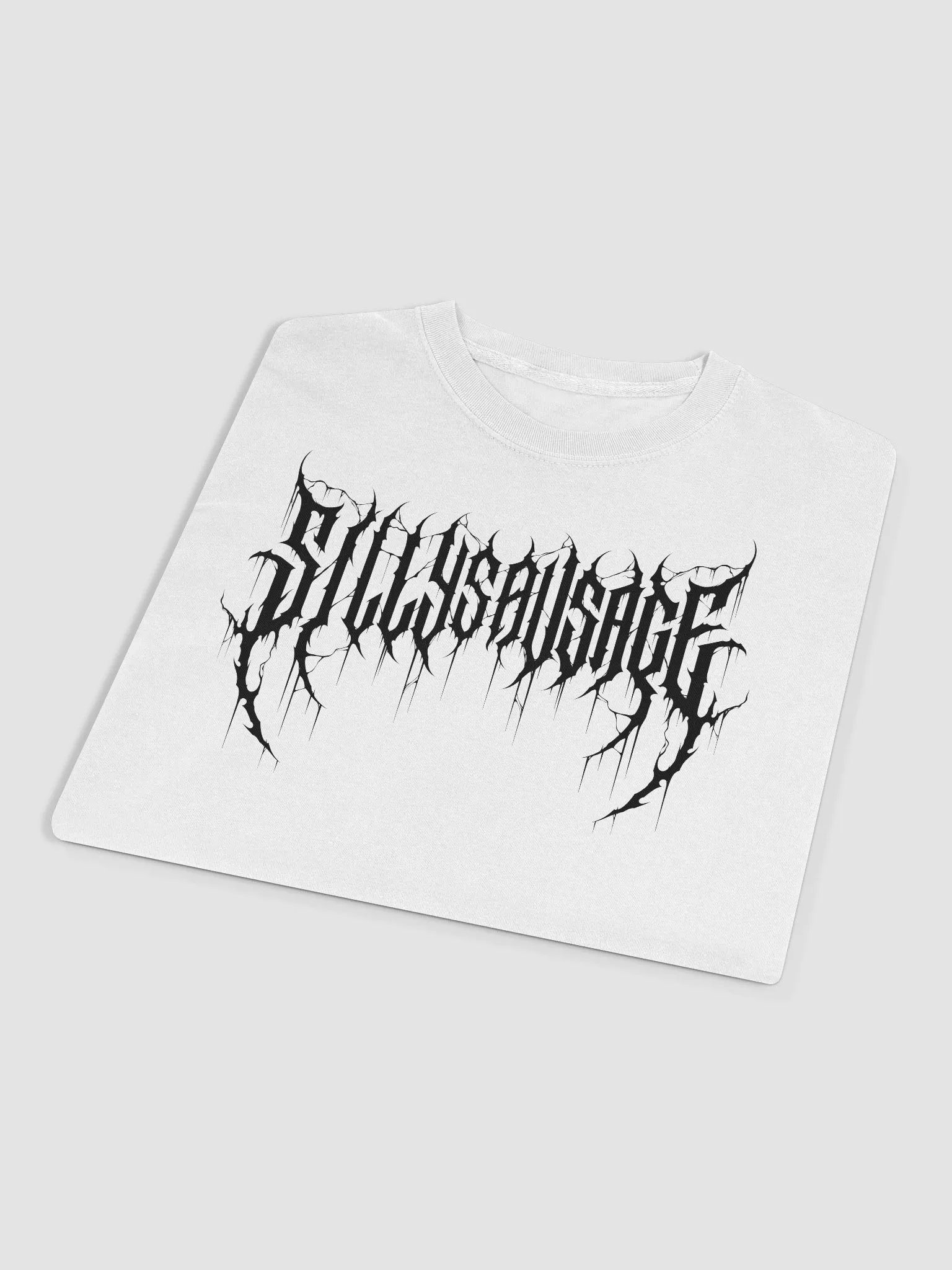 Sillysau5age Deathmetal Longsleeve T-Shirt (Black) product image (3)