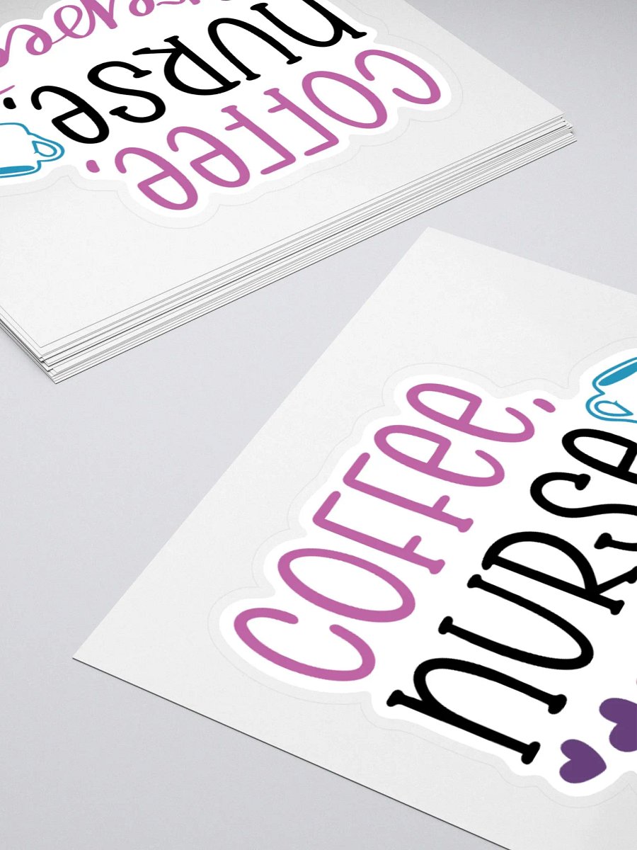 Coffee, Nurse, Repeat Sticker product image (10)