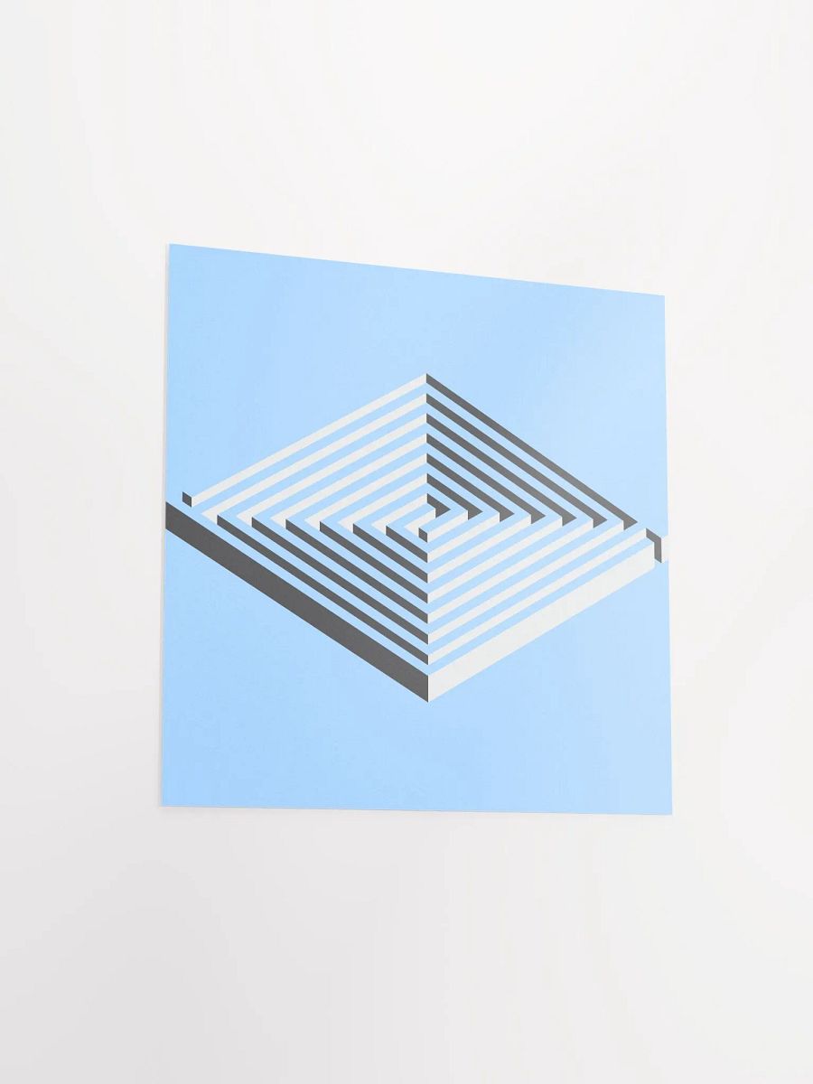 Spiral Maze Matte Paper Poster product image (3)