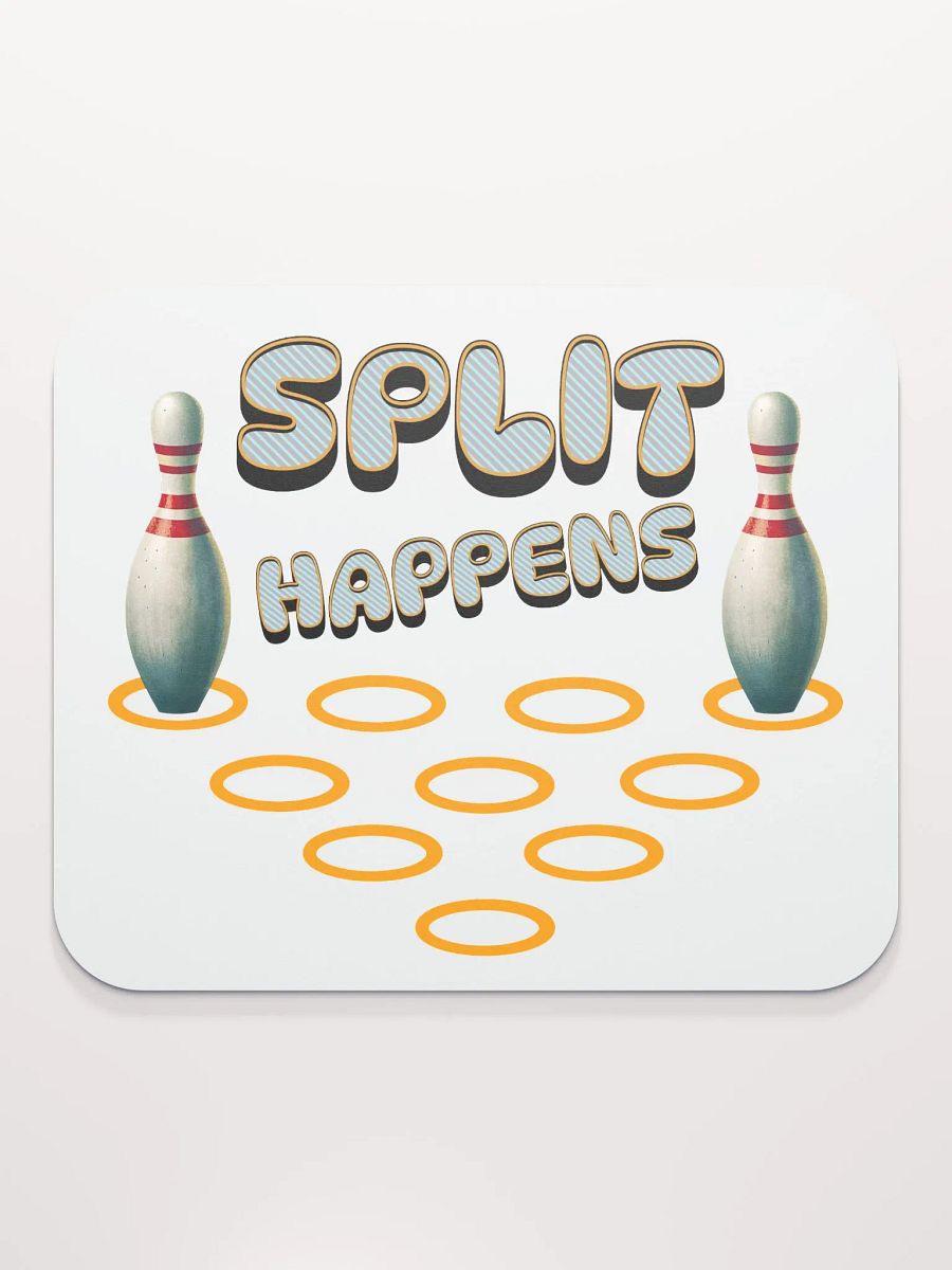 Split Happens 10pin Bowling Classic Mouse Pad product image (1)