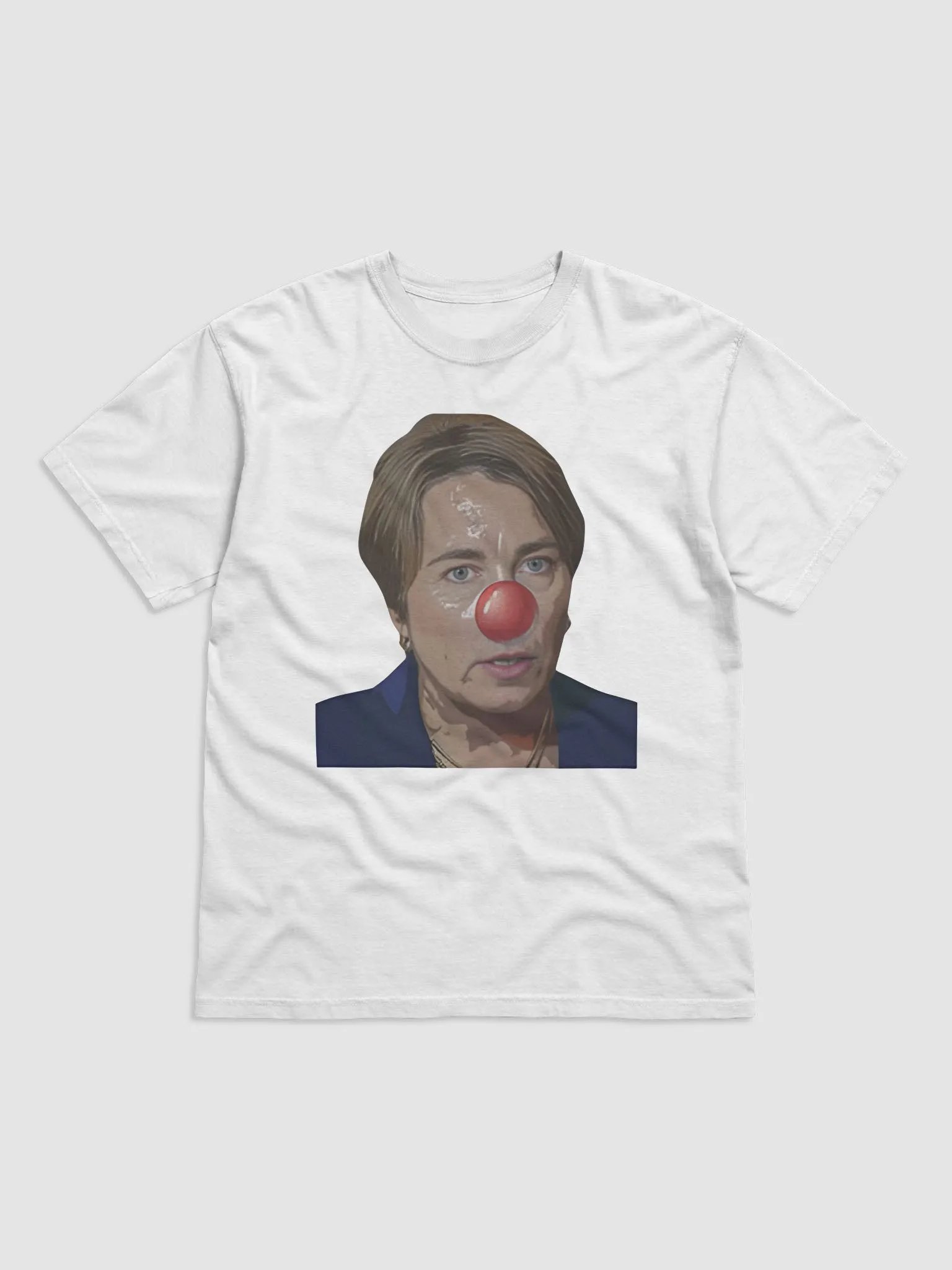 Maura Healey Cartoon Clown Nose Shirt product image (2)