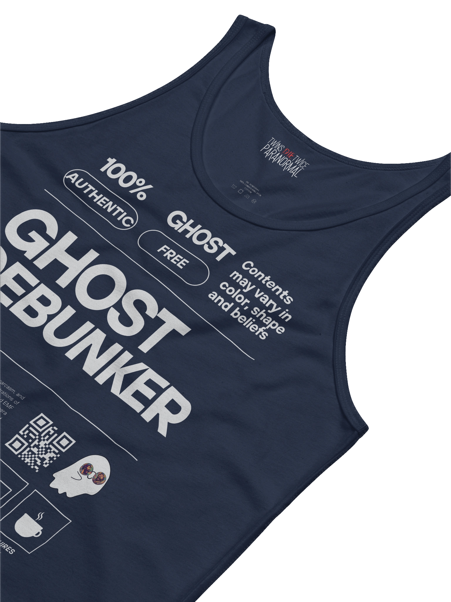 Certified Ghost Debunker Label Tank product image (14)