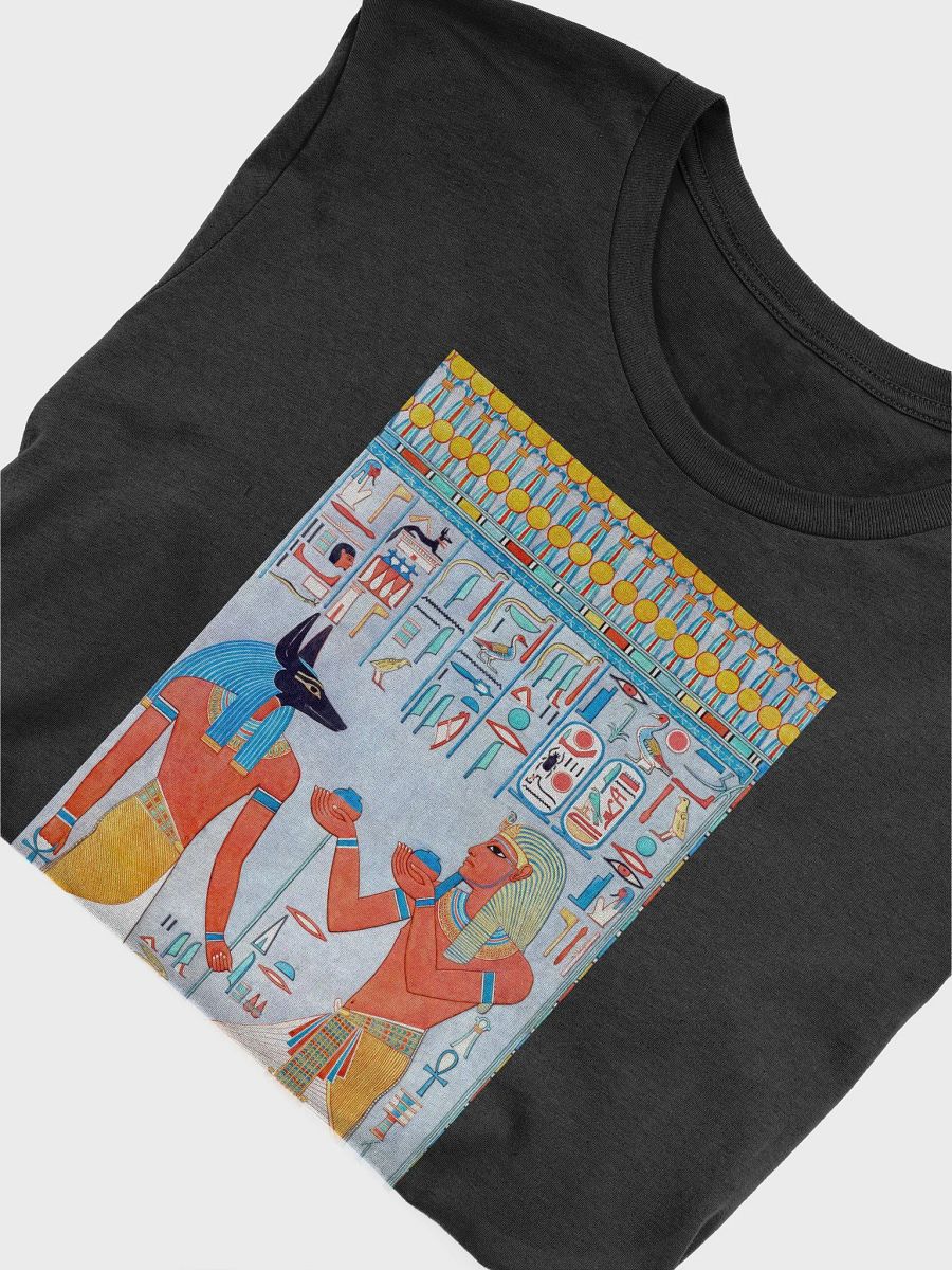 Anubis and the Pharaoh Ancient Egypt Art Unisex T-Shirt product image (5)